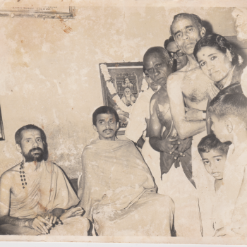 With Vishewesha Theertharu and Sri Vidyabhushan